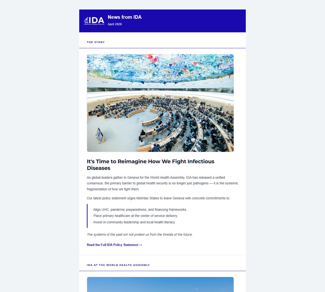 IDA Newsletter Vol. 1 No. 1: “News from IDA”, image 1